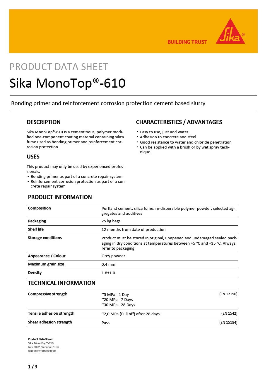 Sika MonoTop®-610
