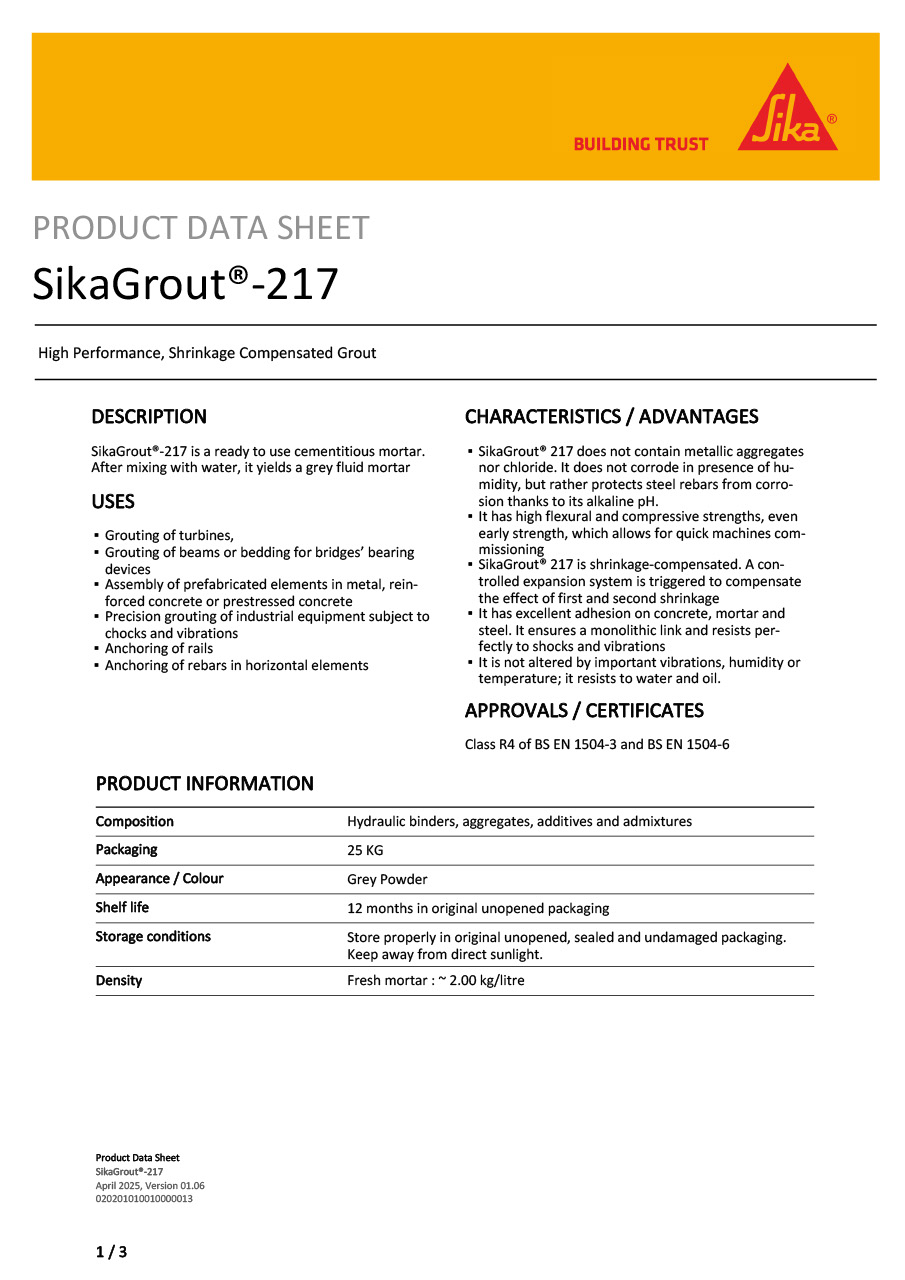 SikaGrout®-217