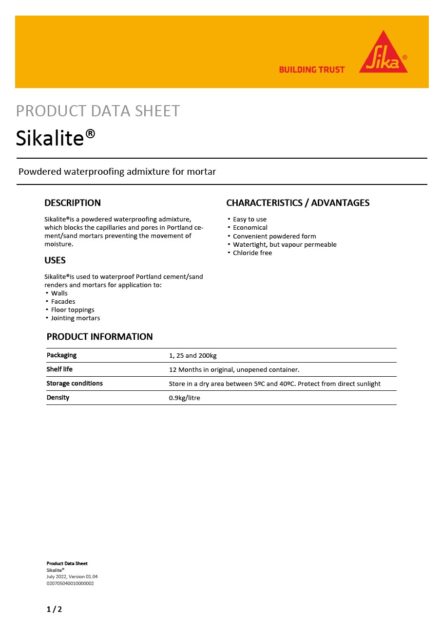 Sikalite®