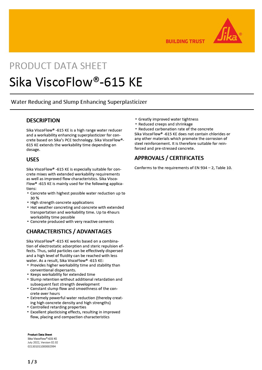 Sika ViscoFlow®-615 KE