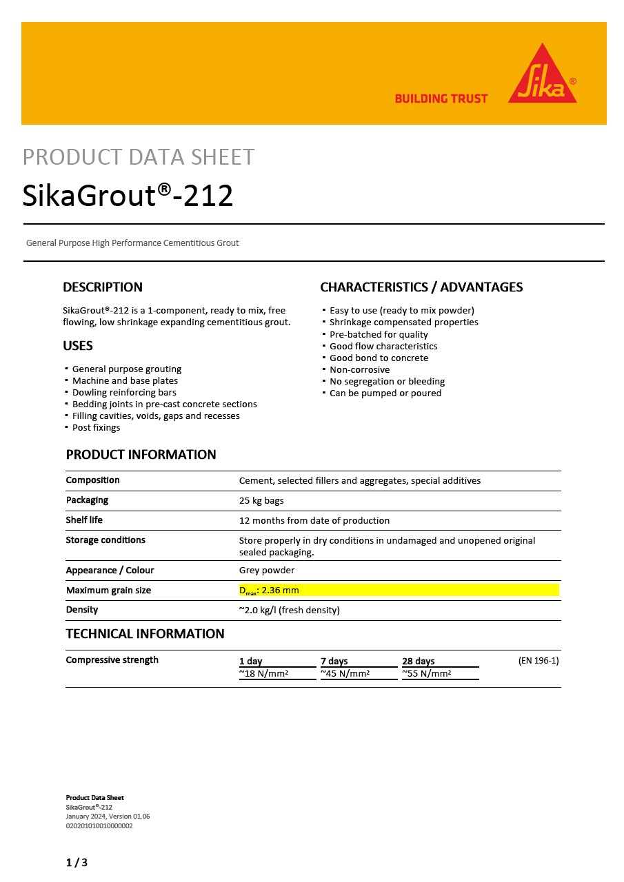 SikaGrout®-212